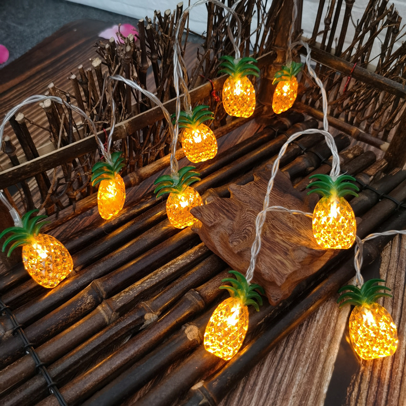 Dây đèn LED trái thơm trang trí nhà cửa