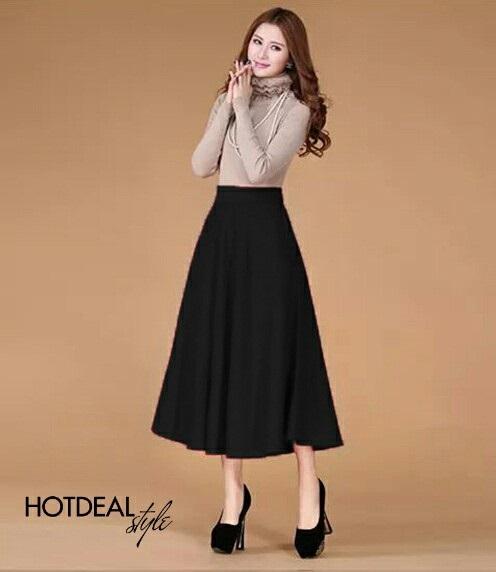 [HCM]Chân váy dài tiểu thư
