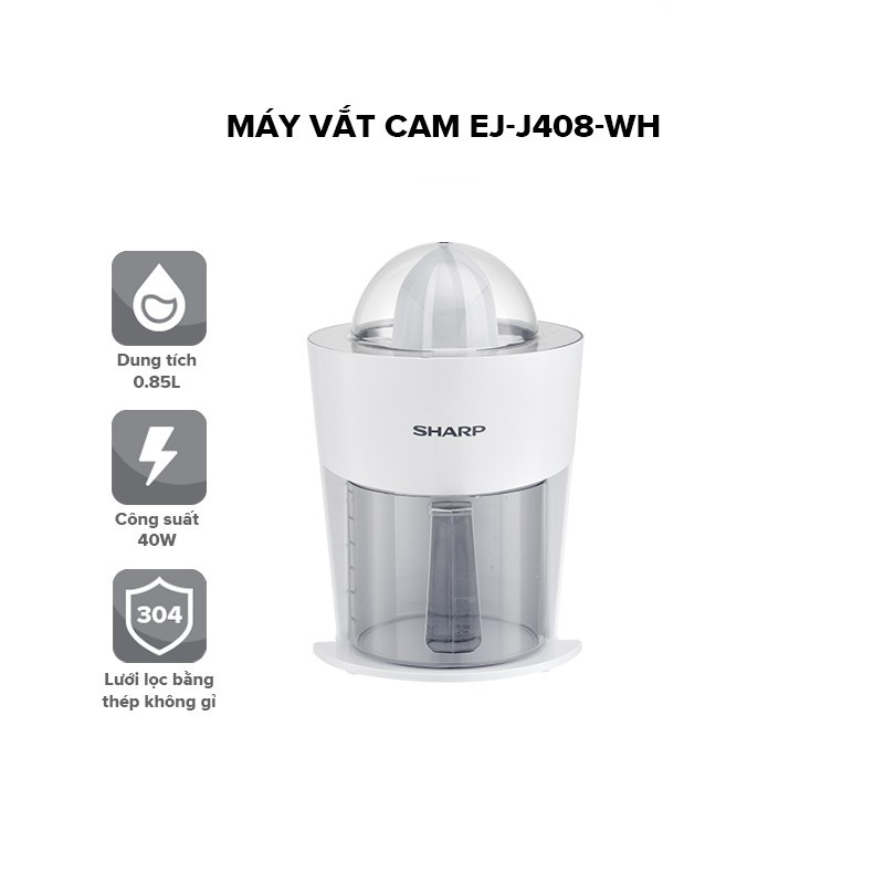Máy Vắt Cam SHARP EJ-J408-WH