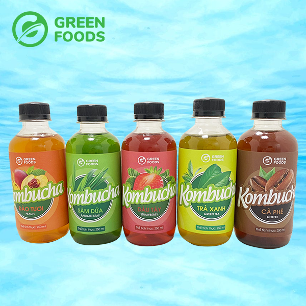 Trà Kombucha vị dâu tây 250ml