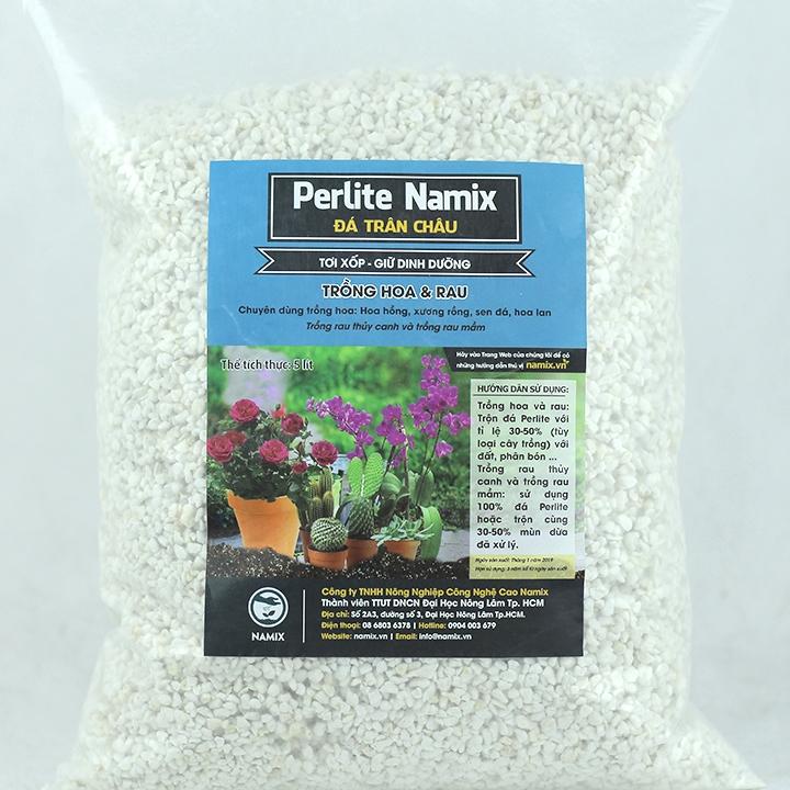 Đá Perlite (Trân châu) 5 lít (5dm3)