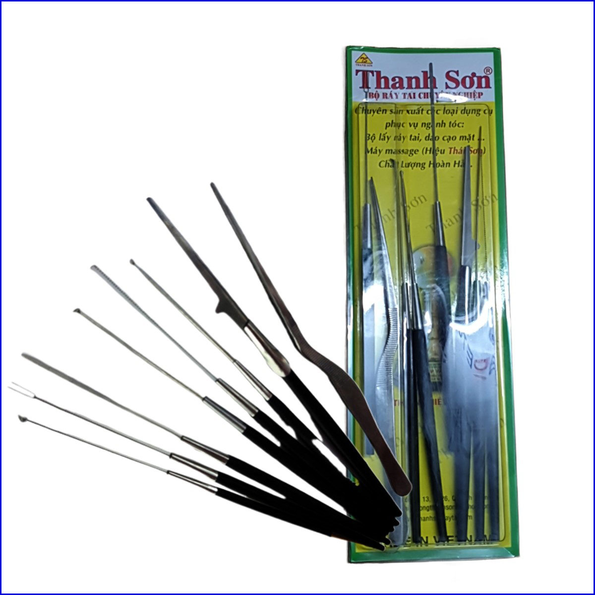 Bộ lấy ráy tai Thanh Sơn cao cấp . Thuận tiện sử dụng cho mọi người