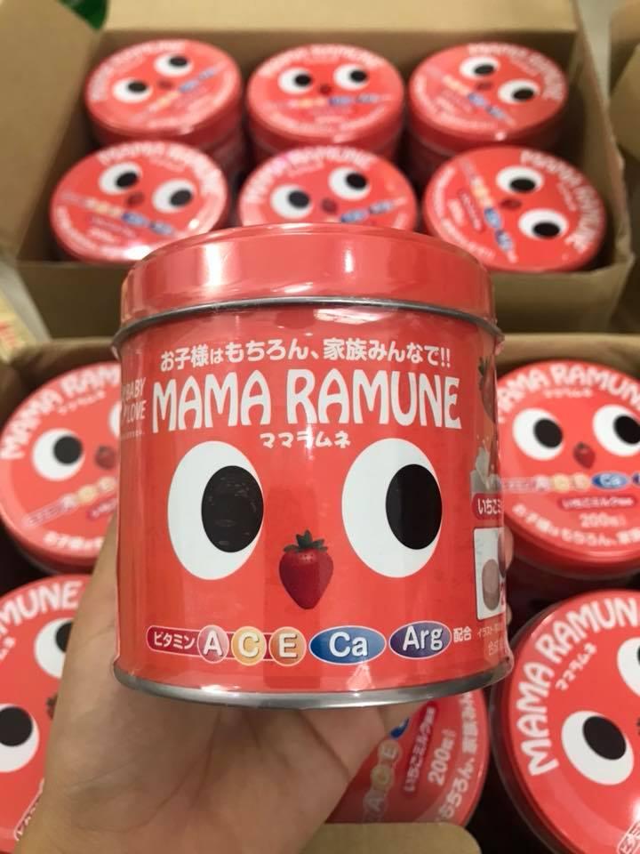 Kẹo cho trẻ biếng ăn Mama Ramune Nhật Bản