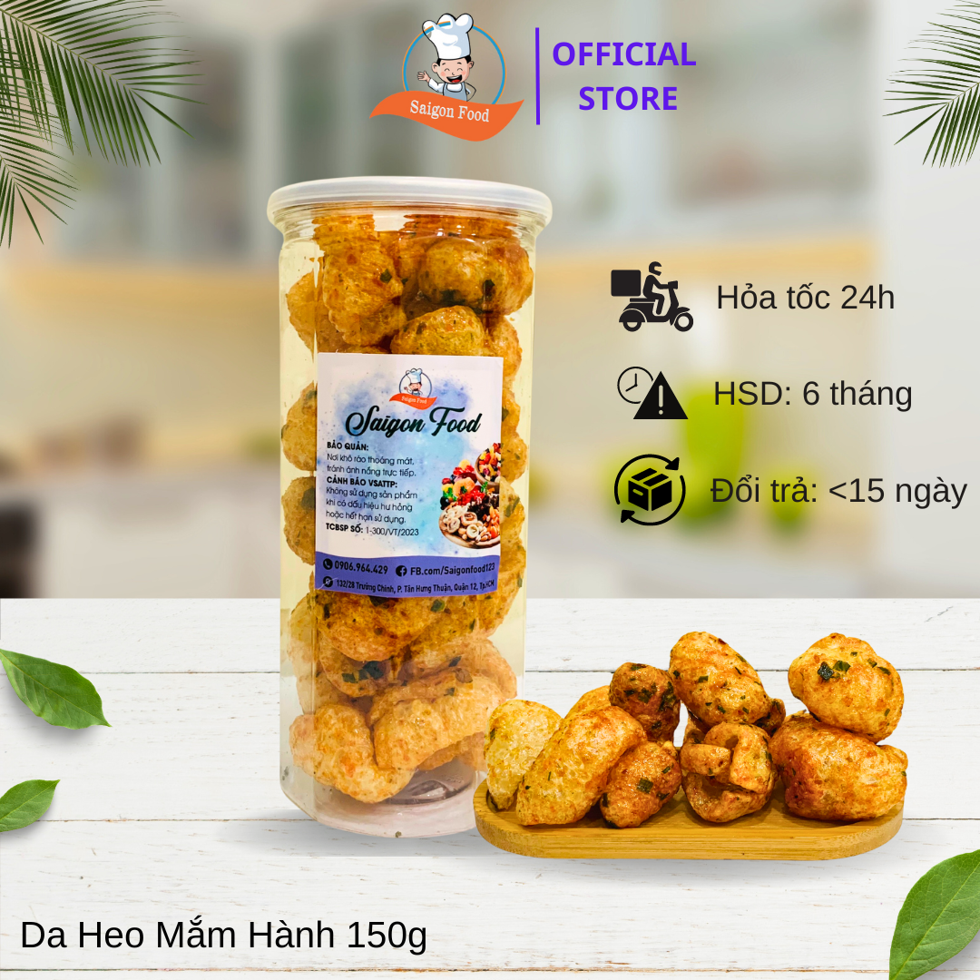 150g DA HEO SỐT MẮM HÀNH lon pet