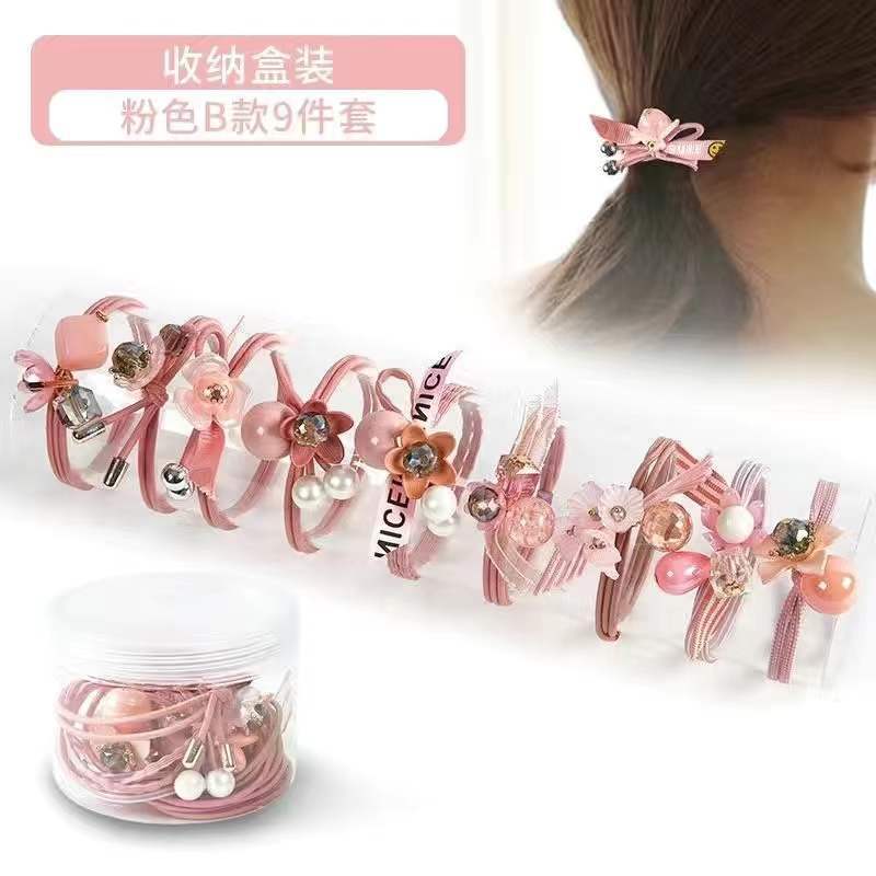 Dây buộc tóc dây cao su dây buộc tóc dây buộc tóc bao da phụ kiện tóc phụ kiện tóc dây buộc tóc thời trang đơn giản dây buộc tóc nữ sinh viên trưởng thành