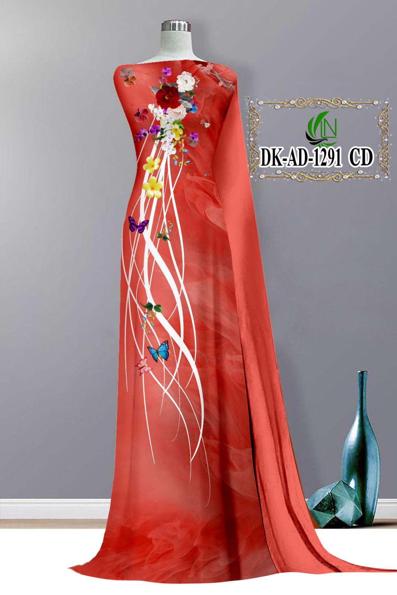 [HCM]Vải Áo Dài 3D Bộ