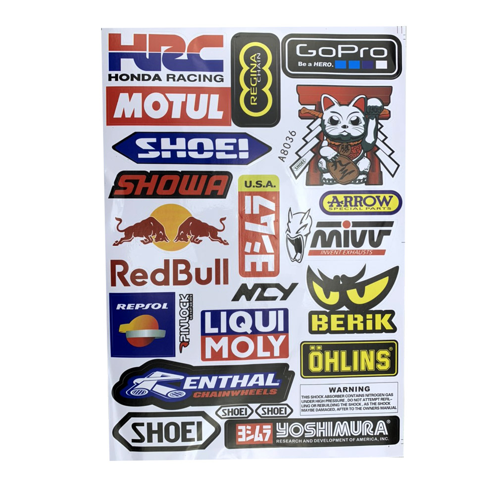 [HCM]Tem Dán Xe Máy  Đề Can  Logo [ Mẫu 9 ]