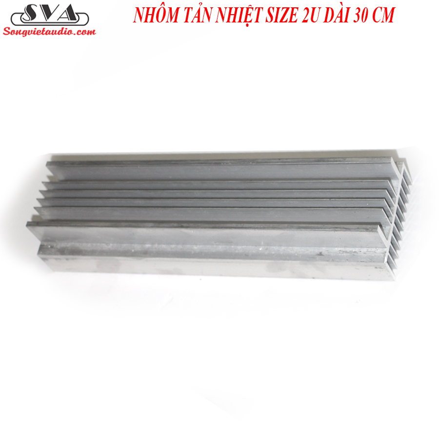 Nhôm tản nhiệt 2u dài 30 cm