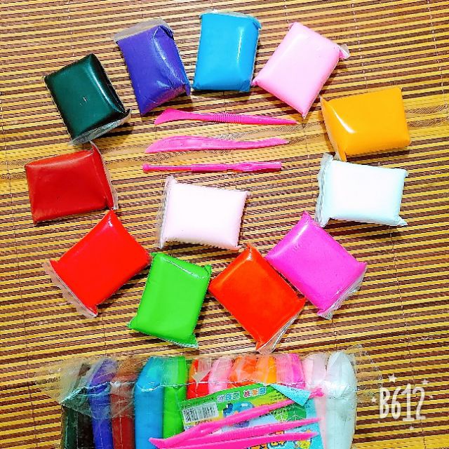 Bịch 12 màu đất sét nhật superclay làm slime