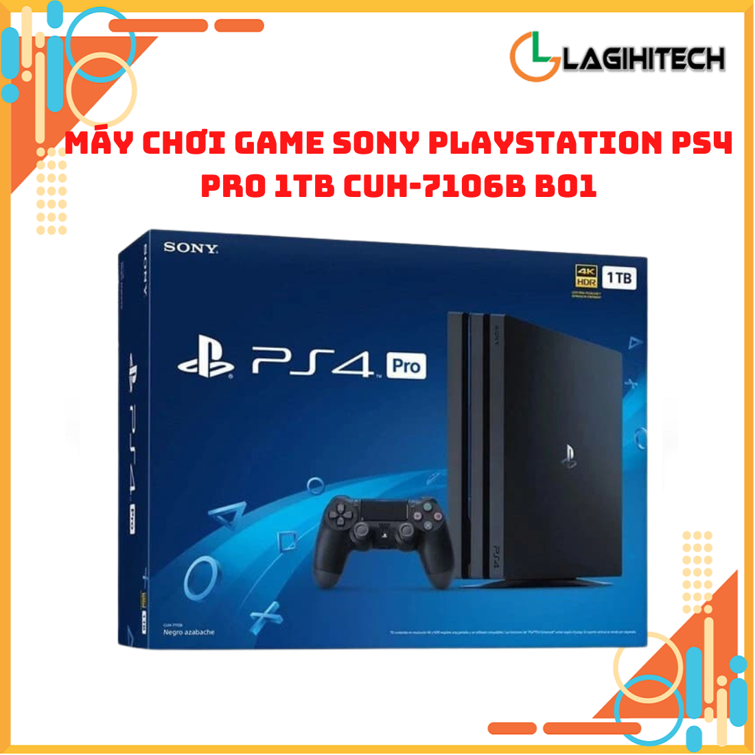 Máy Chơi Game Sony Playstation PS4 Pro 1TB CUH-7106B B01 PS4 Slim 1TB CUH