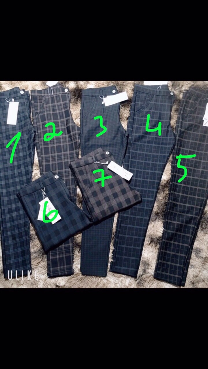 [HCM]QUẦN cotton dài sọc co giãn