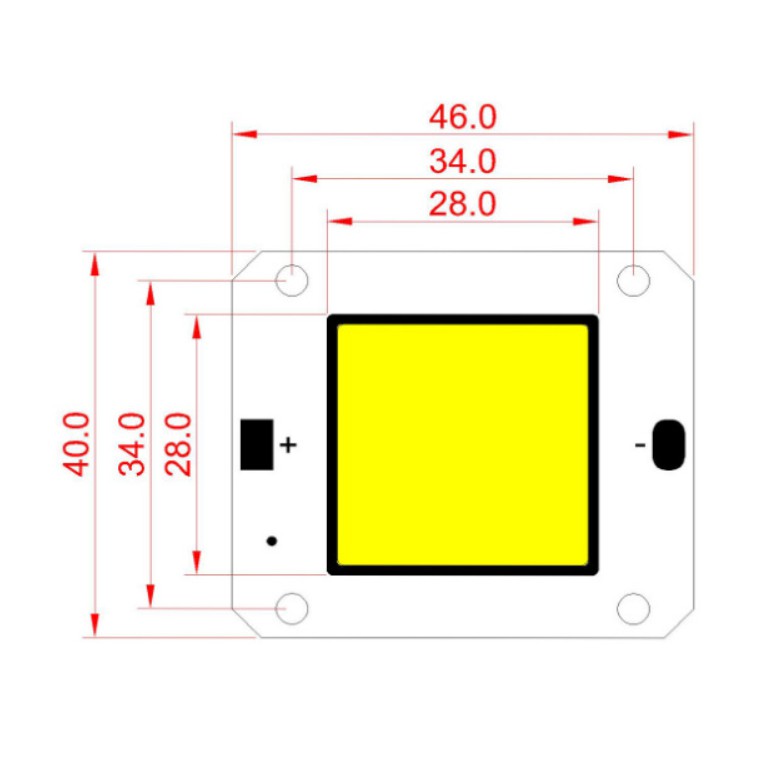 CHÍP LED COB EPISTAR 50w