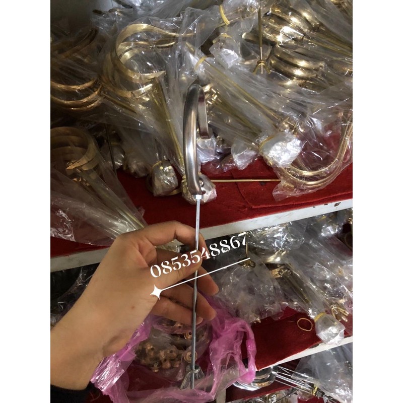 Móc inox đặc cho lồng chào mào , mi , khướu , than , lửa ..vv.