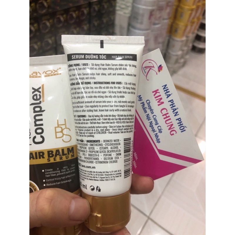 Dầu dưỡng tóc Nano Complex Lavox 60ml - Chính Hãng