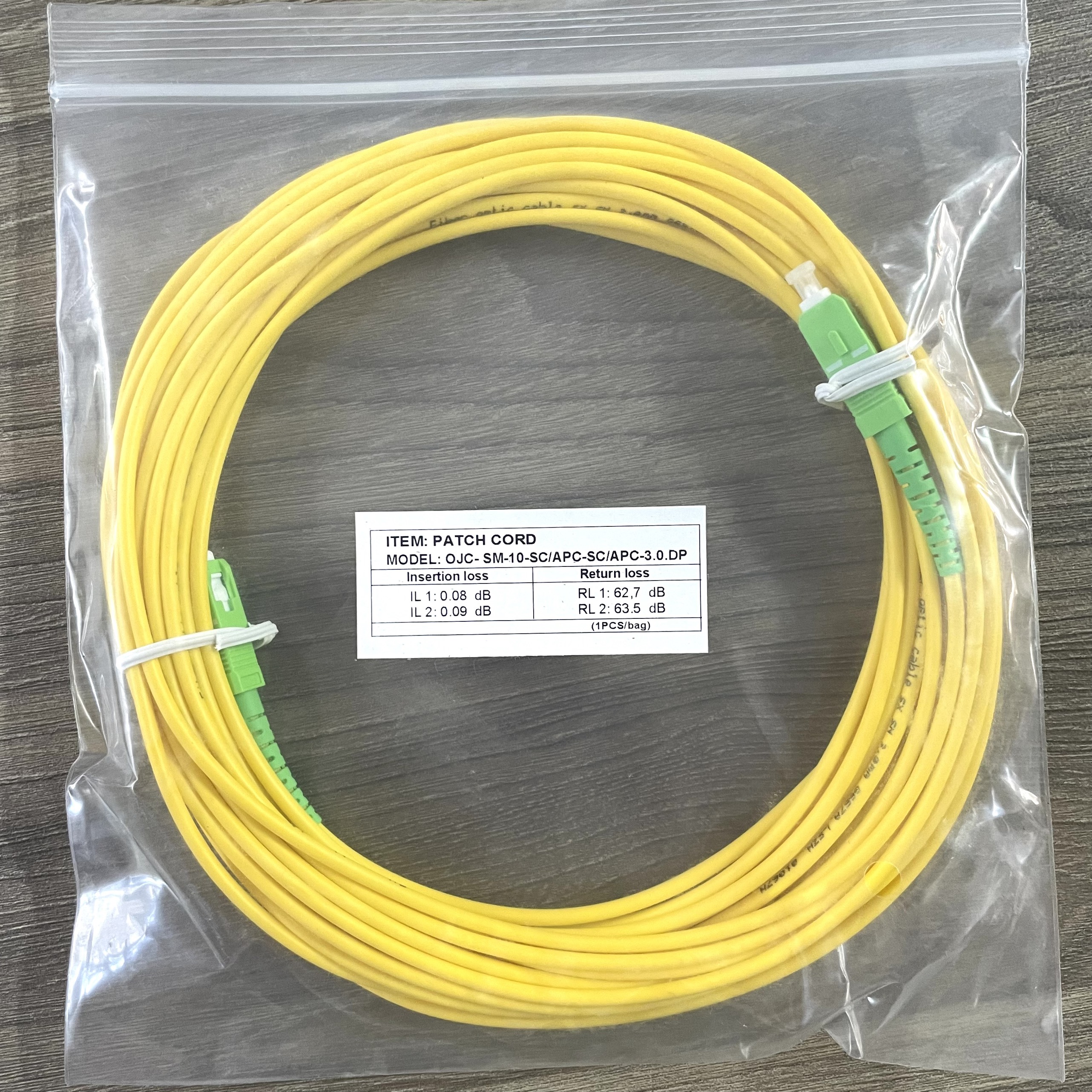Dây nhảy quang SC/APC - SC/APC 10m
