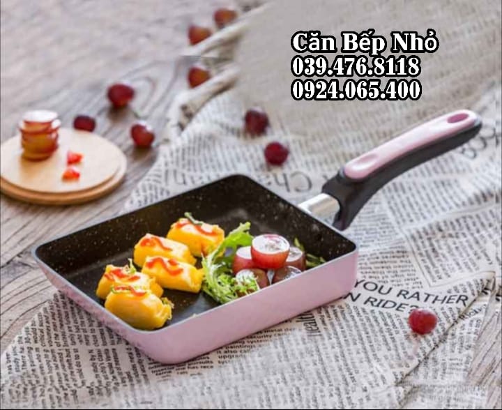 Chảo làm trứng cuộn (tamagoyaki) cao cấp, chỉ còn màu đen