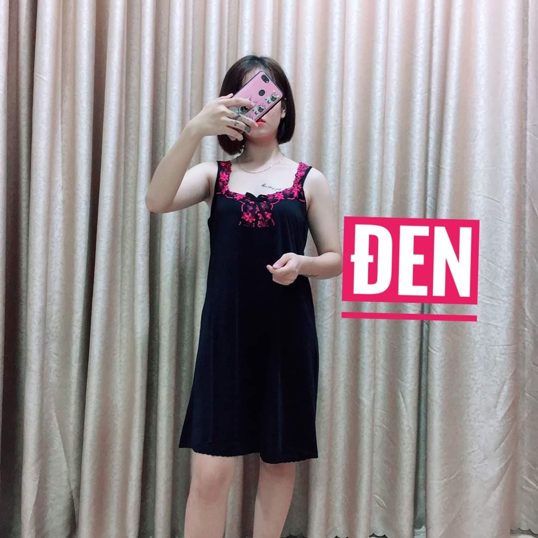 Đầm - đầm ngủ thun lạnh kiểu bản to