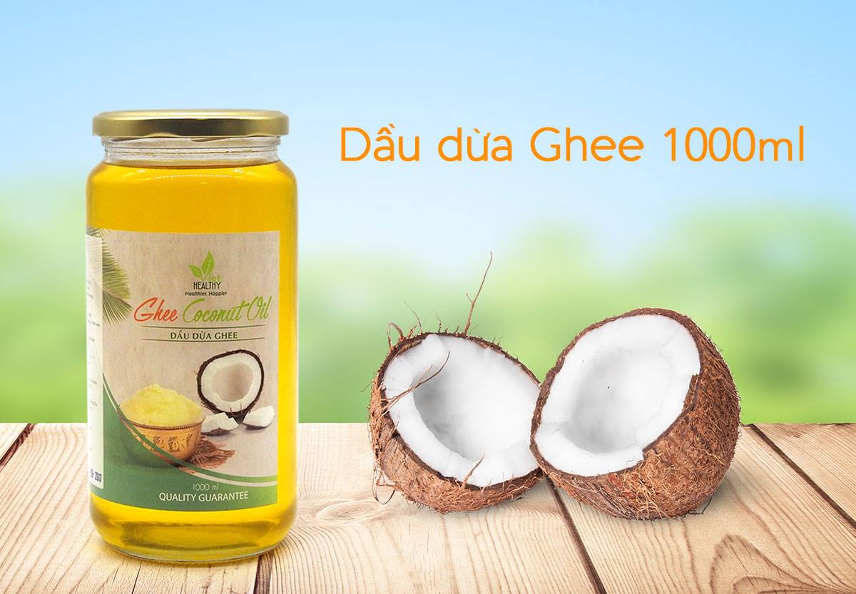 Dầu dừa Ghee Viet Healthy 1000ml
