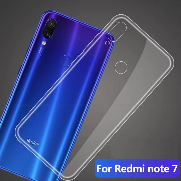 Ốp dẻo trong suốt Xiaomi Redmi Note 7 (Loại đẹp A+)