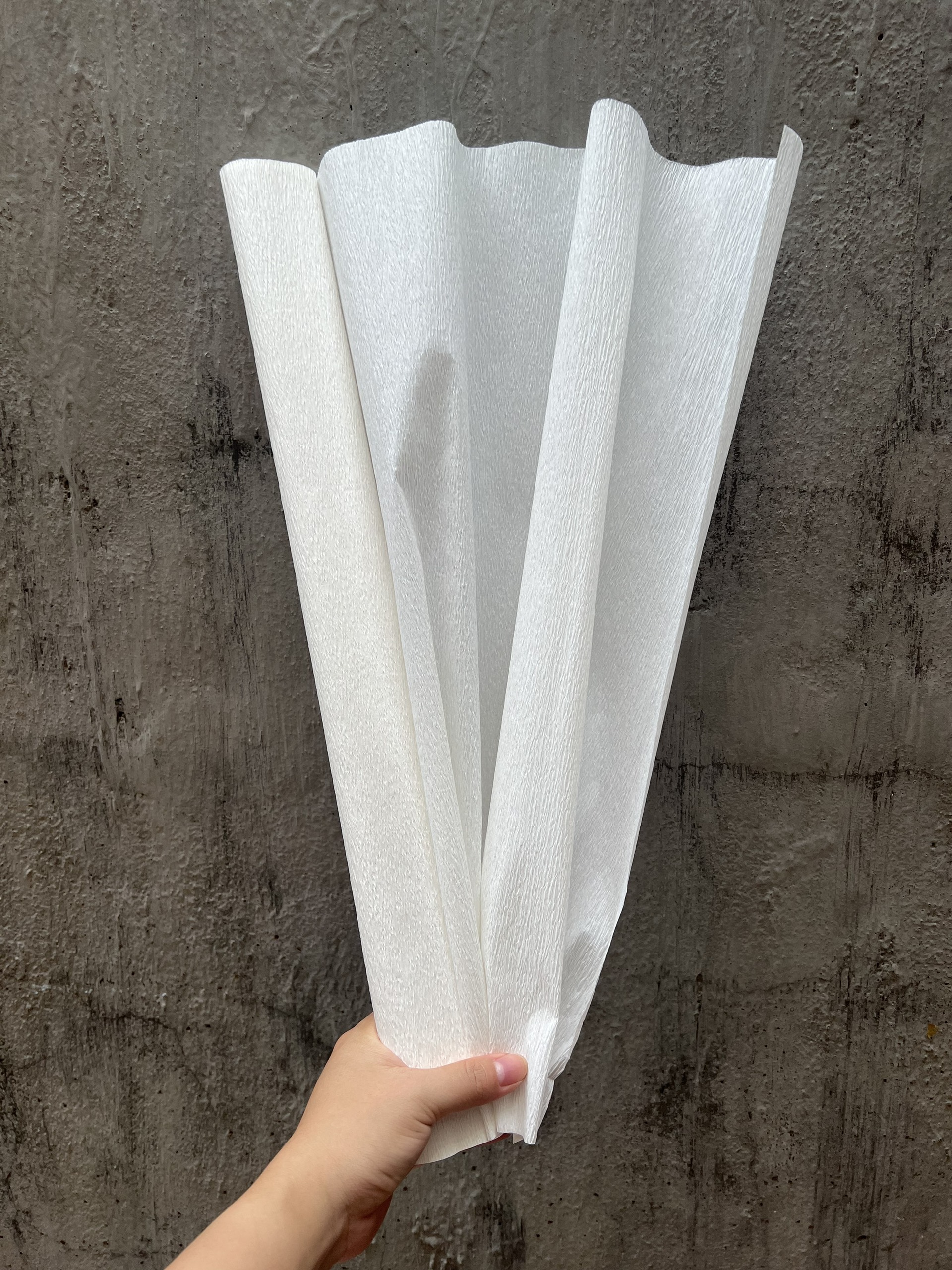 GIẤY NHÚN TRUNG QUỐC - cuộn 50cm x 2.5m