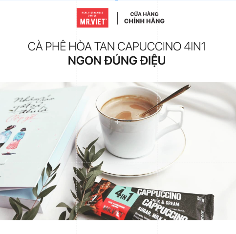 Cà phê Hòa tan Cappuccino -Mr Việt ( Coffee Cappuccino -Mr Viet )