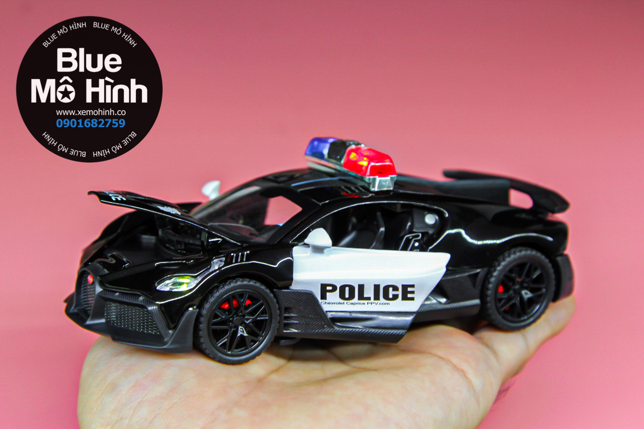 Mô hình xe Bugatti Divo Police MT 1:32 Cảnh sát