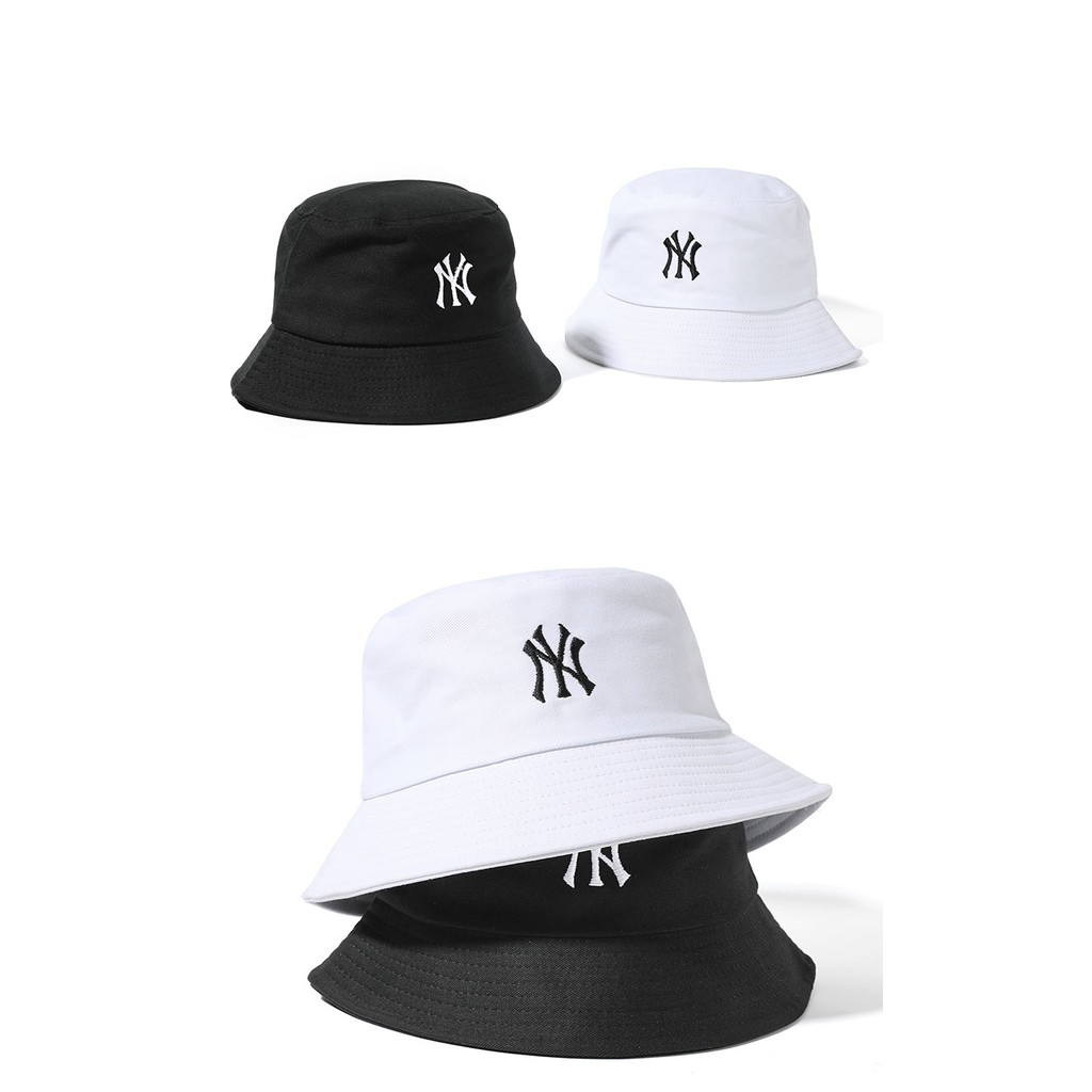 Mũ Bucket 2 Mặt Thêu Chữ NY