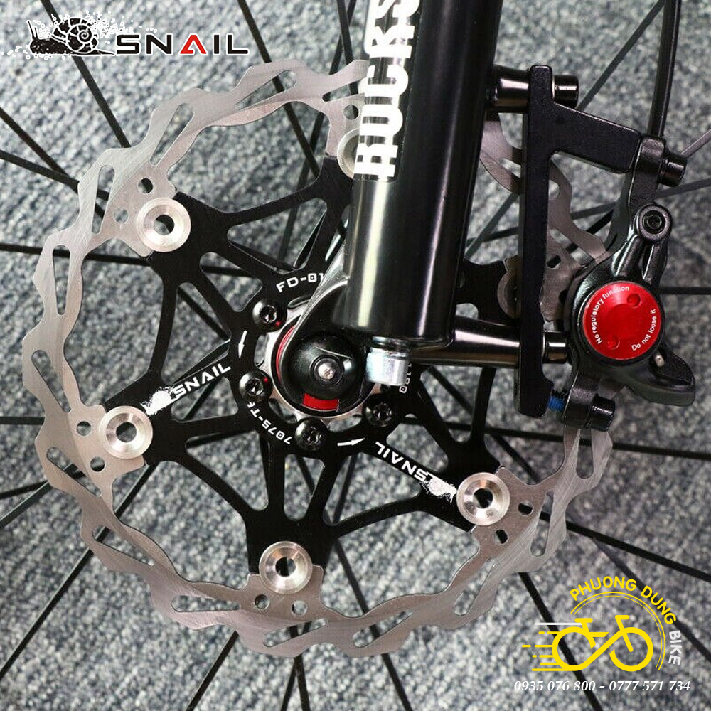 Đĩa phanh thắng xe đạp SNAIL 160mm - 1 chiếc
