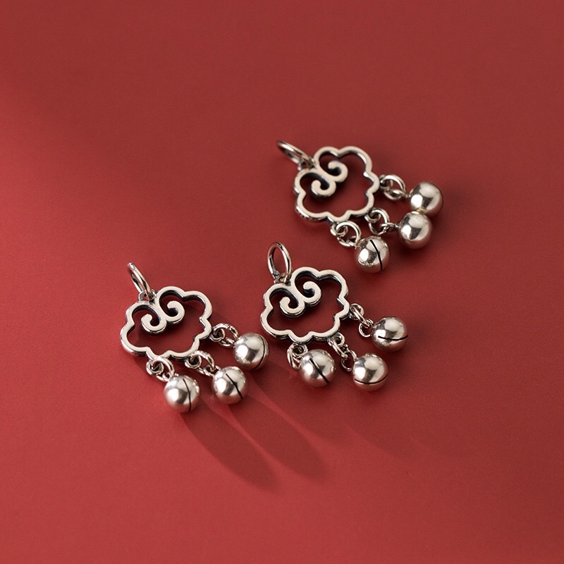 [S925] Charm bạc khánh treo chuông - MH792