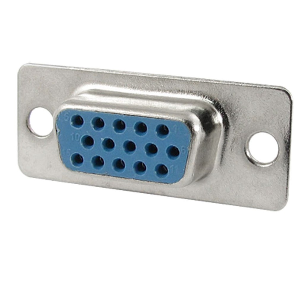 Đầu cắm DB15 chân thẳng 3 hàng (Đầu hàn 15 chân)