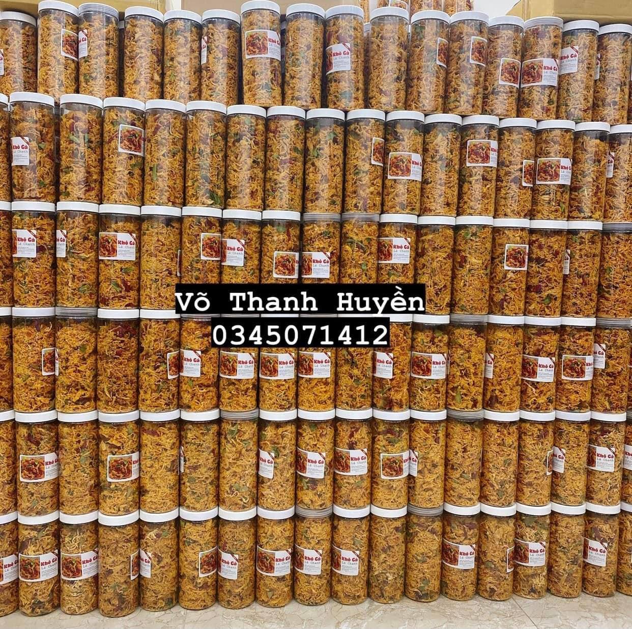 KHÔ GÀ LÁ CHANH GÓI 500G
