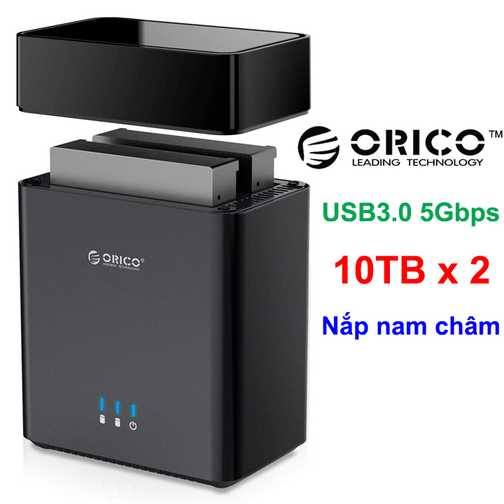 Dock gắn ổ cứng SATA USB3.0 Orico 6218US3 - DK06