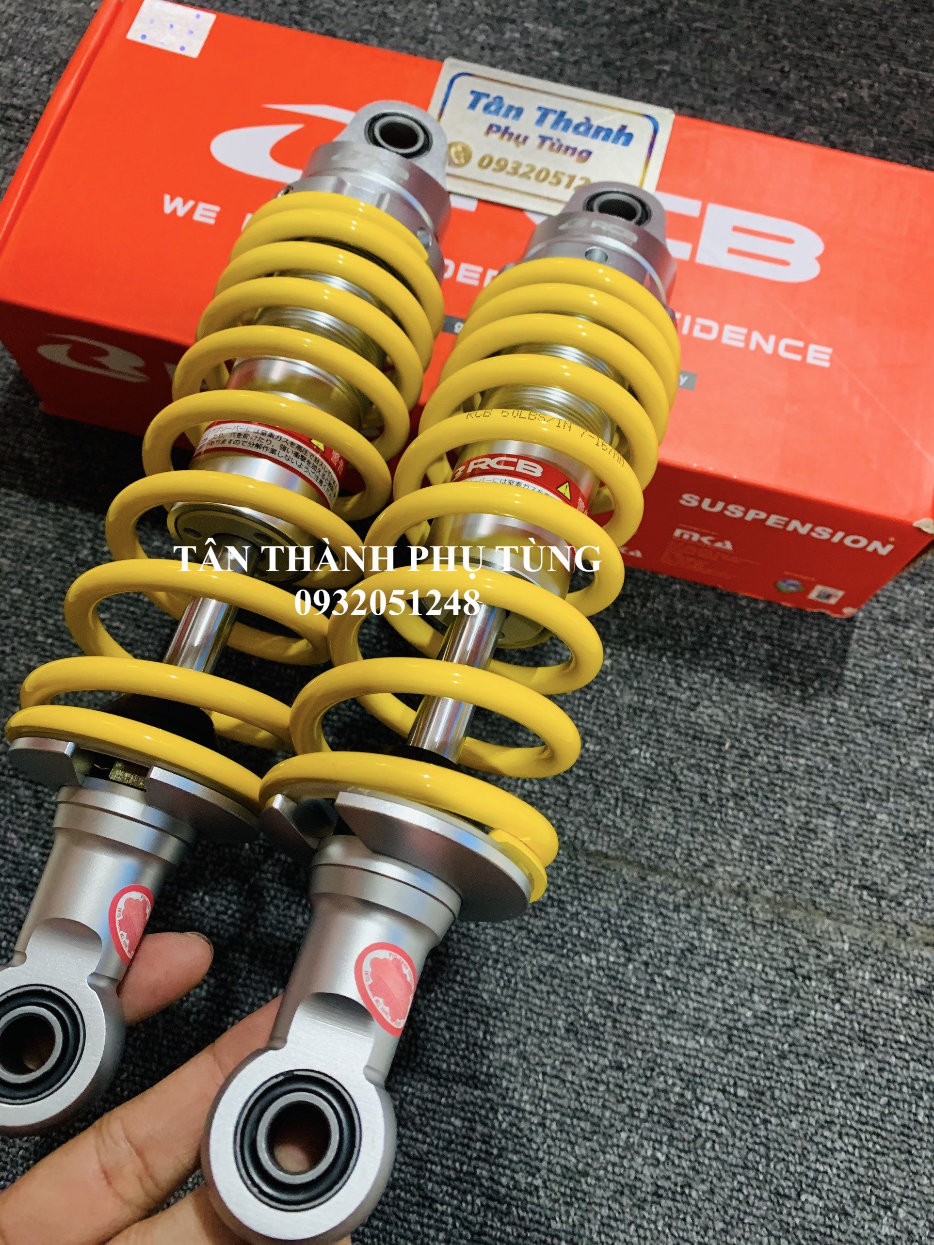 Phuộc RCB Seri C gắn Sirius chính hãng