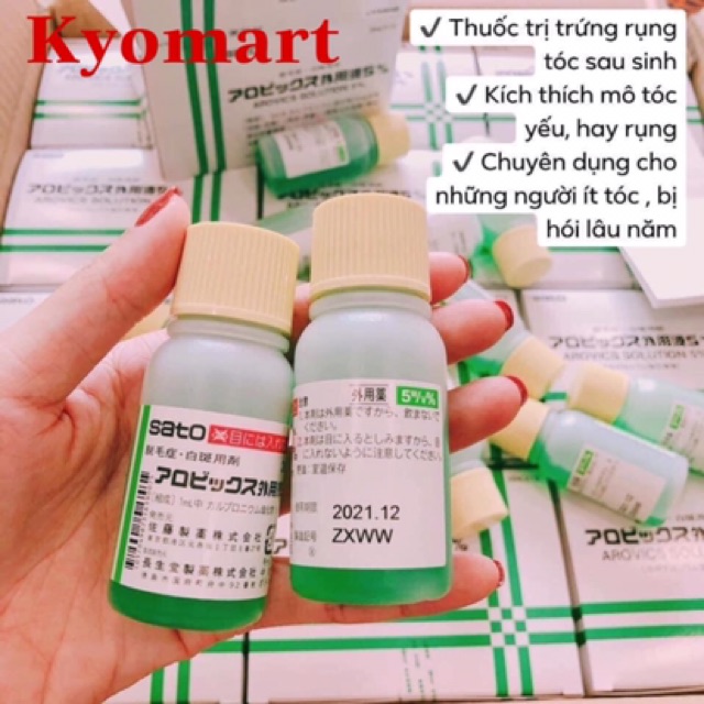 Tinh Chất Bôi Kích Thích Mọc Tóc Thảo Dược SATO 30ml