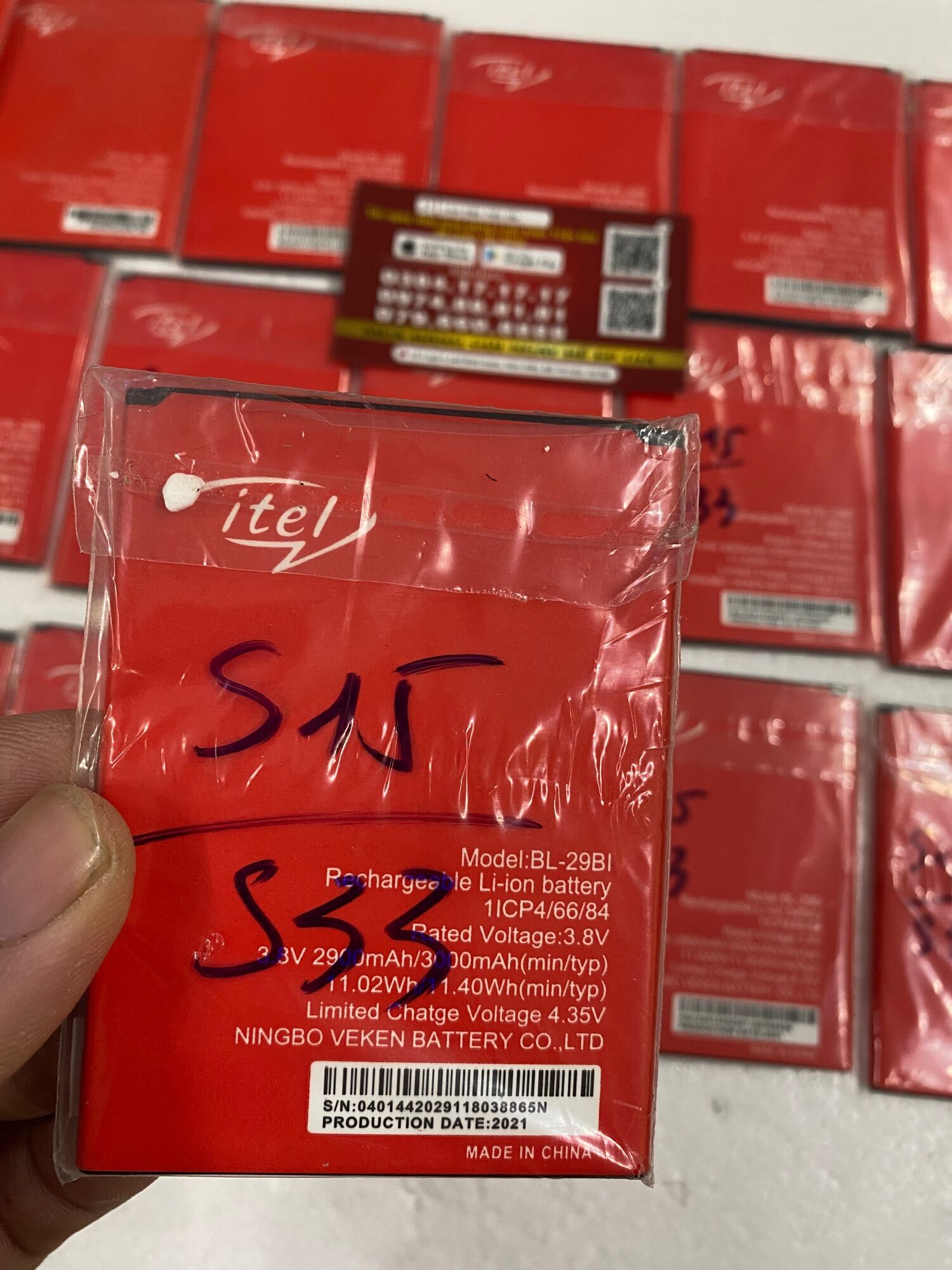 Pin itel s15 /s33/s15 pro