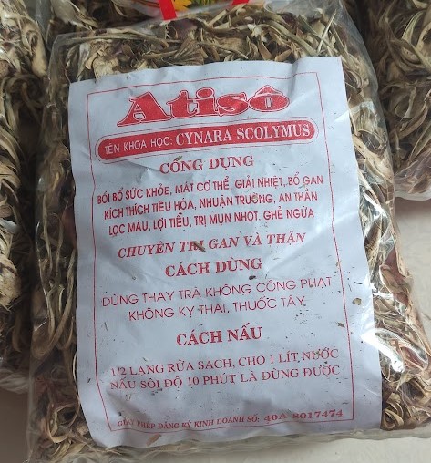Trà Bông Hoa Atiso Đà Lạt Sấy Khô 100g/200g