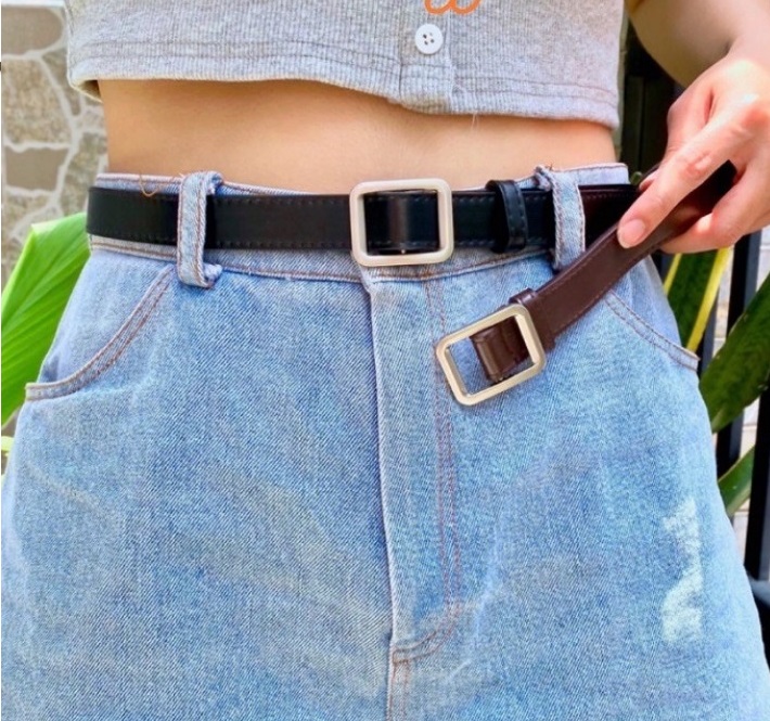 Dây lưng nữ- dây nịt nữ xinh, chất liệu giả da