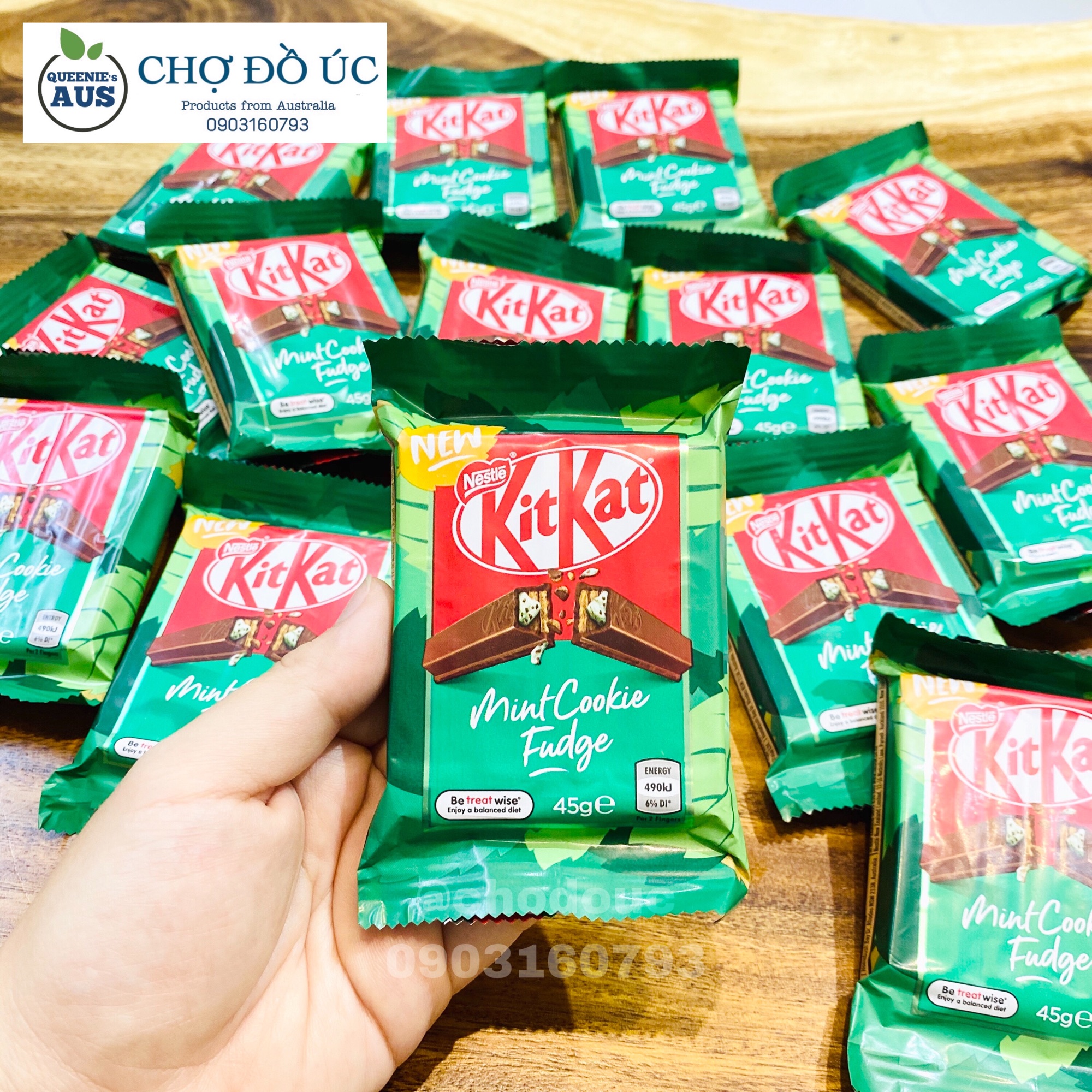 KitKat MINT COOKIE FUDGE🎄 LIMITED EDITION KitKat 2020 Phiên bản giới