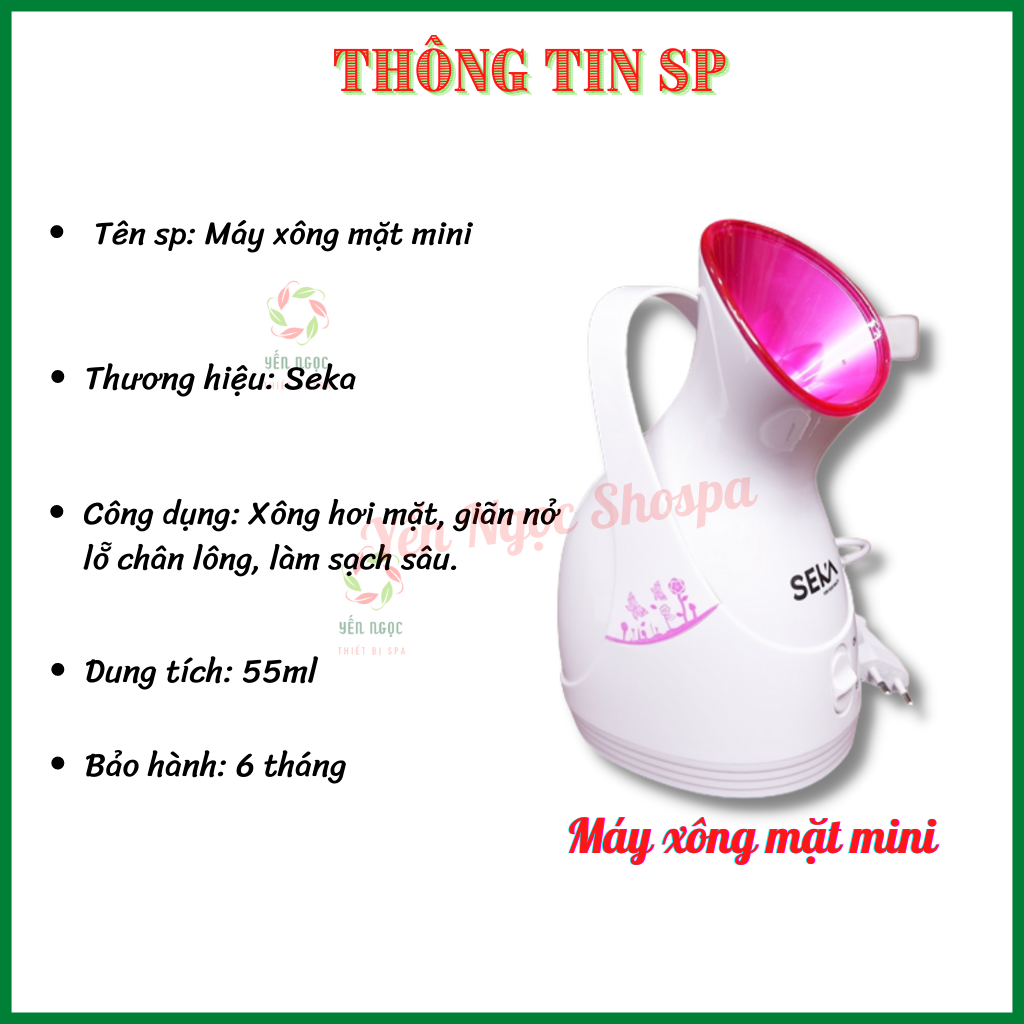 Máy Xông Mặt Mini Seka | Máy xông hơi mini