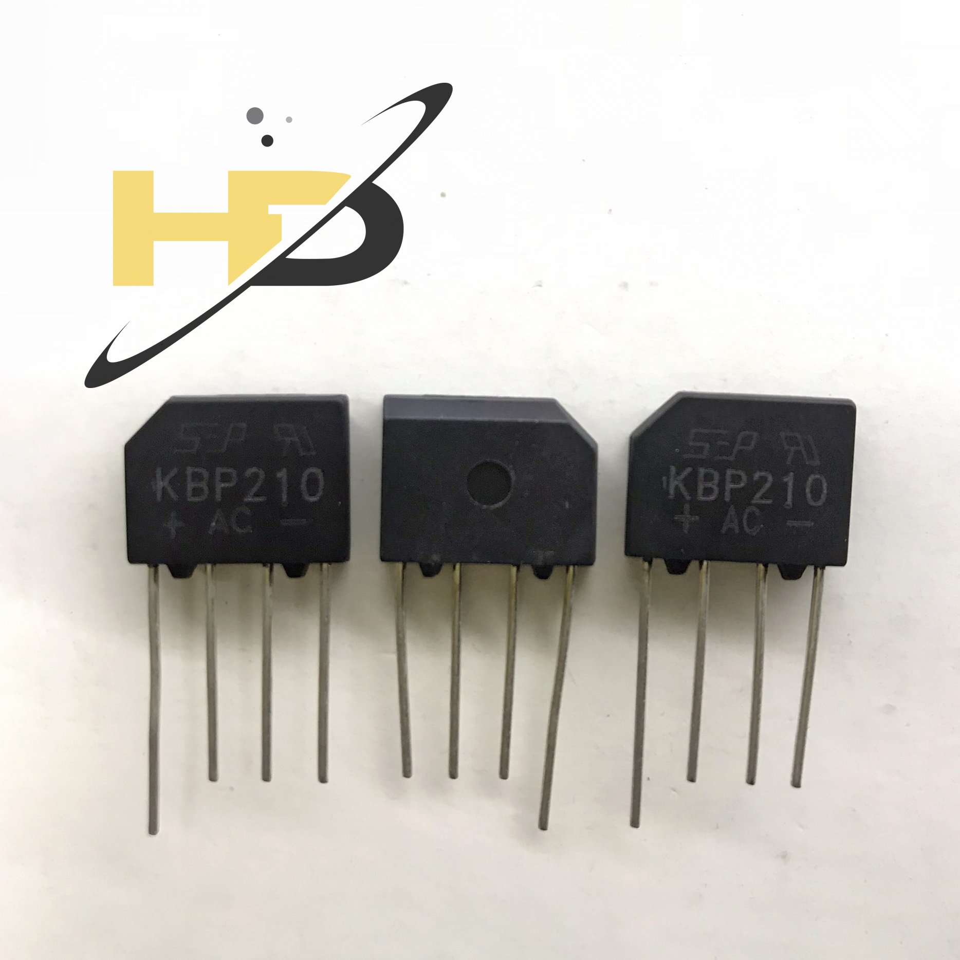 [COMBO 10 CON] Diode Cầu KBP210 2A DIP4. Đi Ốt Chỉnh Lưu Cầu Vuông