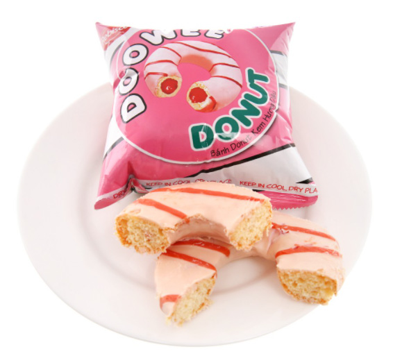 Bánh Donut Doowee Hỗn Hợp Nhiều Vị (Gói 12 cái)
