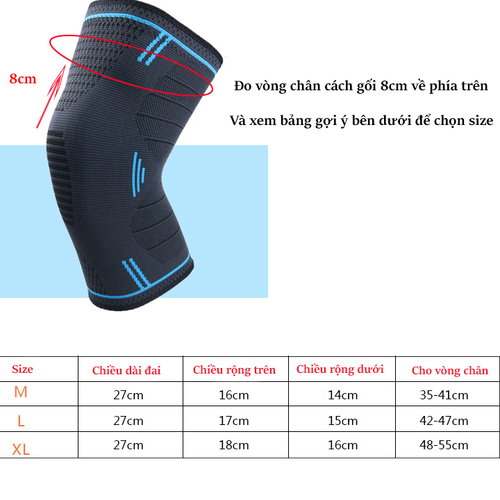 Đai hổ trợ đầu gối Boer 7720 (1 đôi)