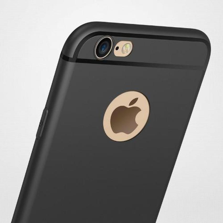 [TẶNG CƯỜNG LỰC]Ốp lưng Iphone 6 Plus - 6S Plus silicon đen