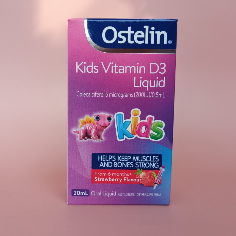 Ostelin Kids Vitamin D3 Liquid 20ml - Hàng Úc