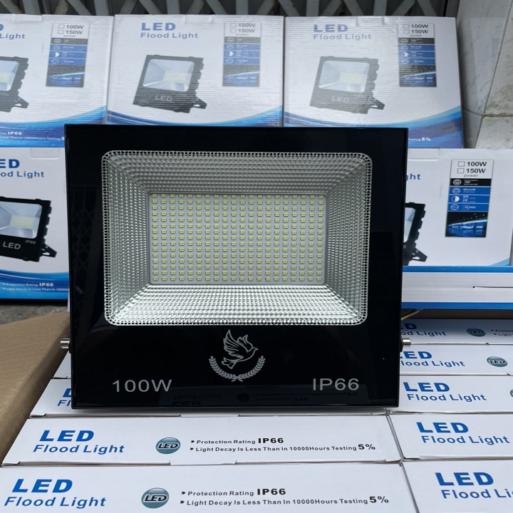 [HCM]Đèn pha led 100W ngoài trời chống nước mưa chịu nhiệt tốt ánh sáng trắng tuyệt vời.tuổi thọ cao  Đèn pha led ANPHAT68 GK  dùng chiếu sáng mọi công trường quán cafe hoặc sân vườn nhà cửa  siêu tiết kiệm điện