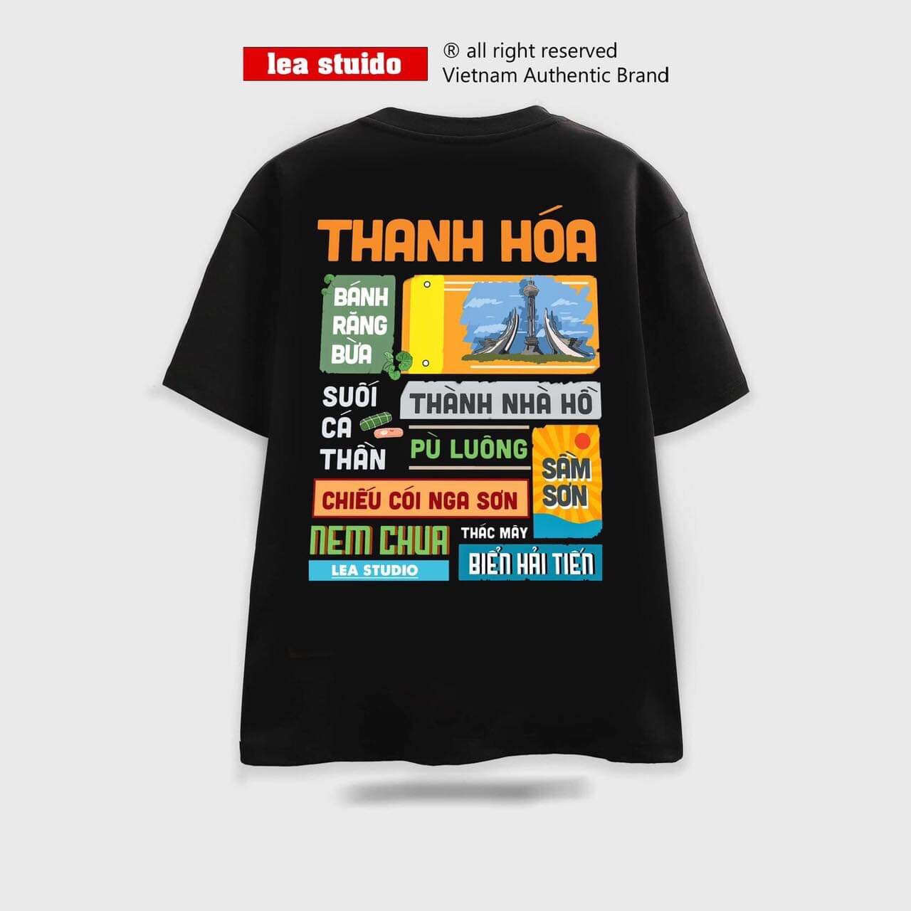 Áo Thun UNISEX Đậm Chất Quê Thanh Hoá Chất cotton Su