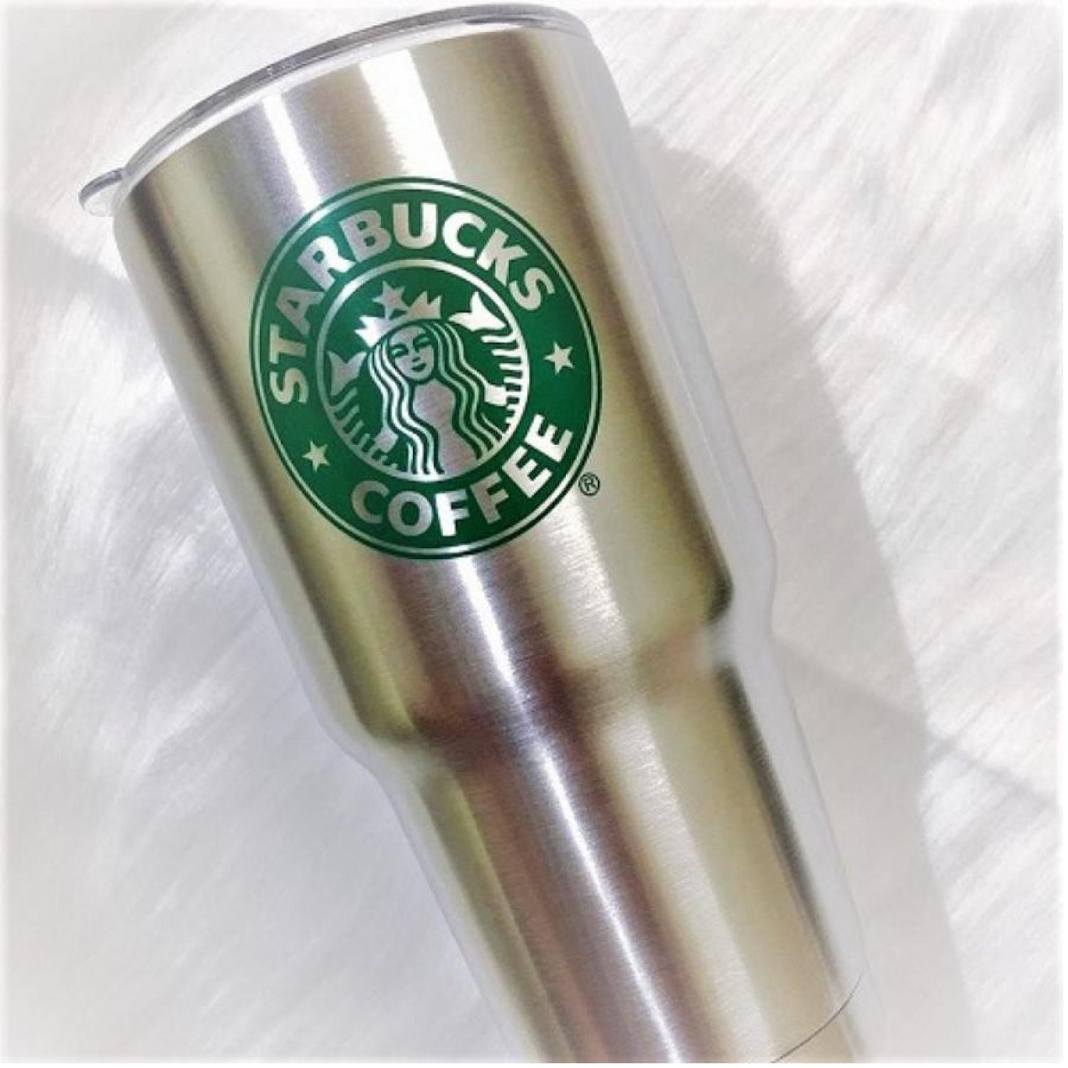 Ly Giữ Nhiệt STARBUCK thái Lan 900ml Có Nắp Chống Tràn Kèm Túi Xách, Ống Hút Và Cọ Rửa - TKGB