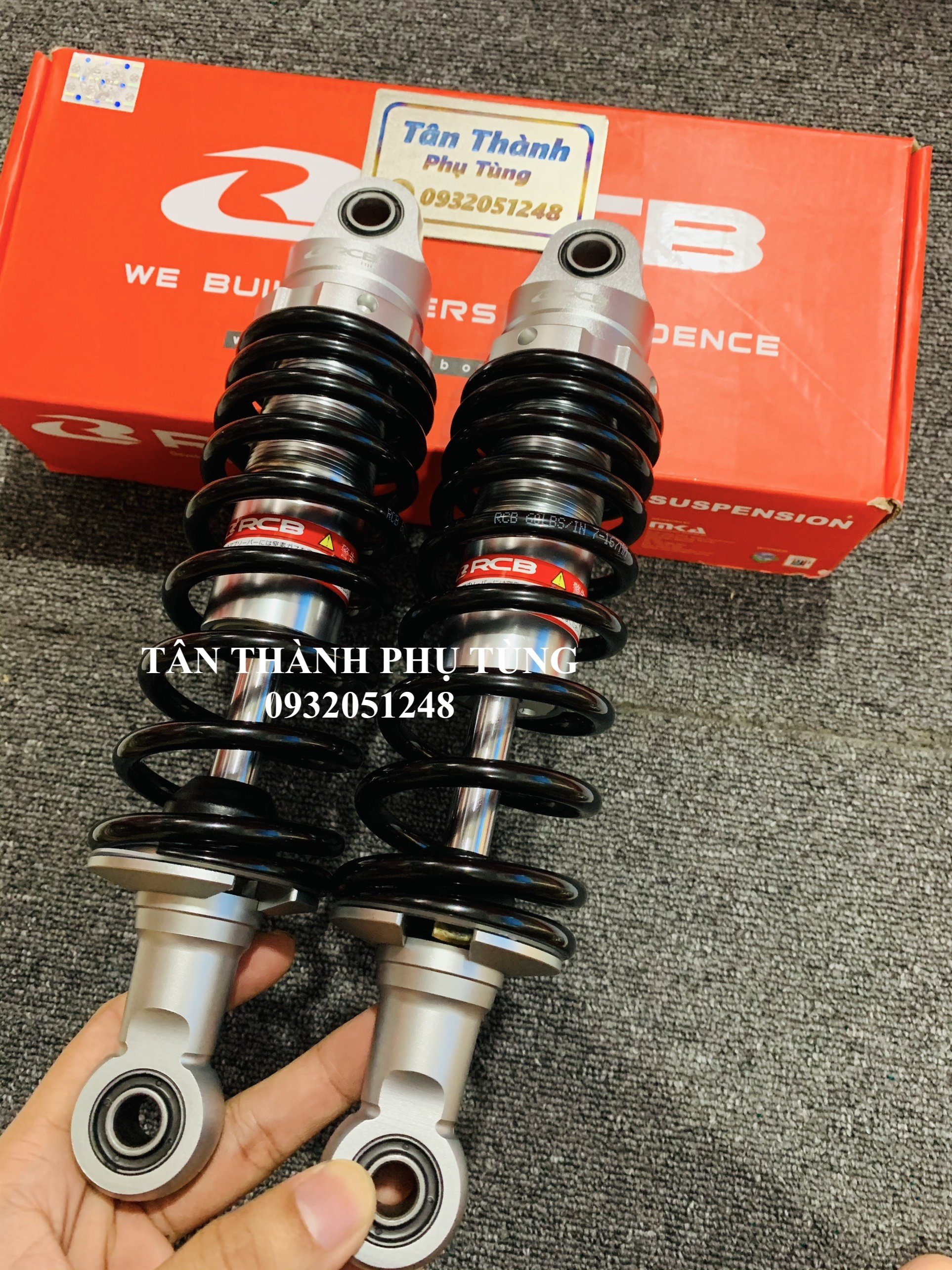 Phuộc RCB Seri C gắn Sirius chính hãng