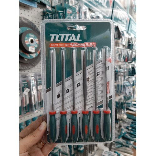 140mm bộ 6 giũa sắt total tht91462