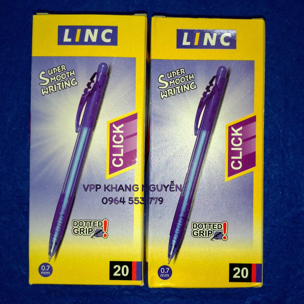 [HCM]BÚT BI LINC CLICK ẤN ĐỘ (HỘP 20 CÂY)